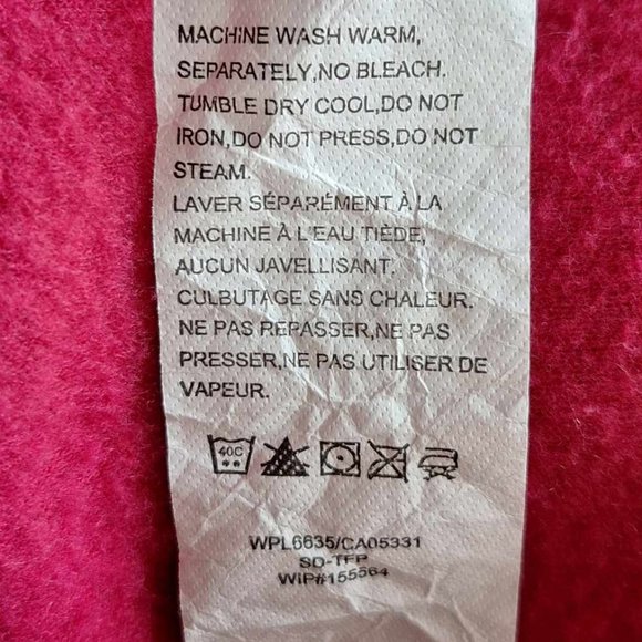 Woolrich Fleece Vest in Pink Size Large - Picture 7 of 8